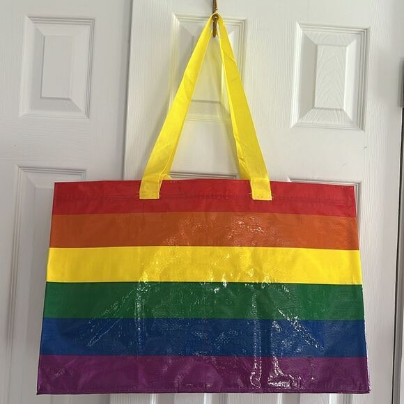 IKEA STORSTOMMA Rainbow Shopping bag, large, multicolor - Picture 2 of 10